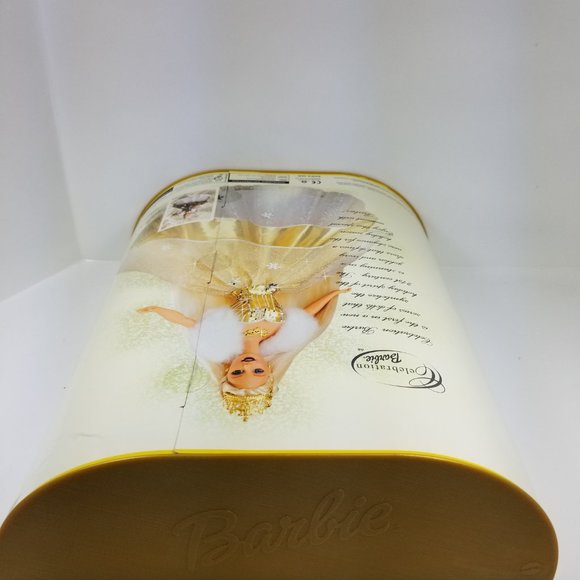 Holiday Celebration Special Edition 2000 Barbie Doll Gold Millennium Barbie - Picture 10 of 11